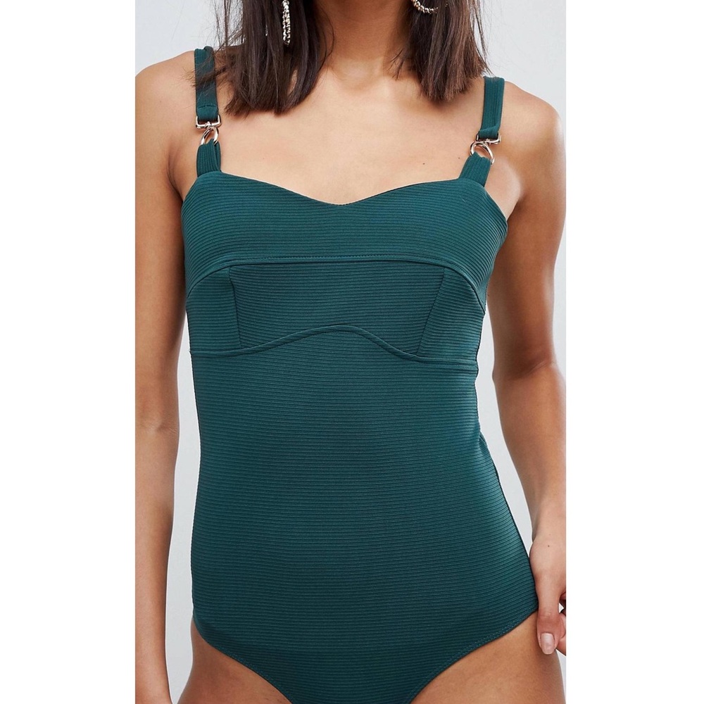 River Island Bodysuit with Chain Strap